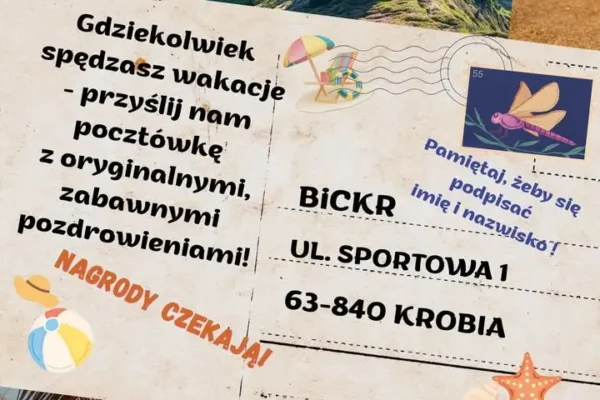 Konkurs na najciekawszą pocztówkę z wakacji – wyślij pozdrowienia do biblioteki w Krobi