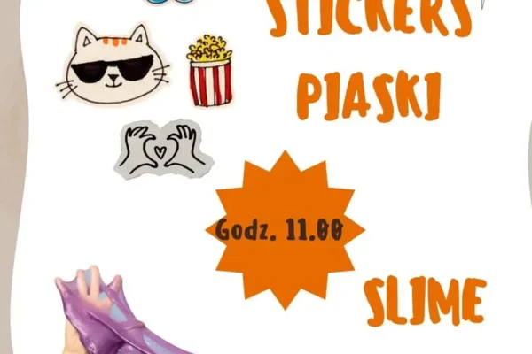Dziś w Bibliotece Piaski i Bodzewo: Stickers Mania i Slimowe Szaleństwo
