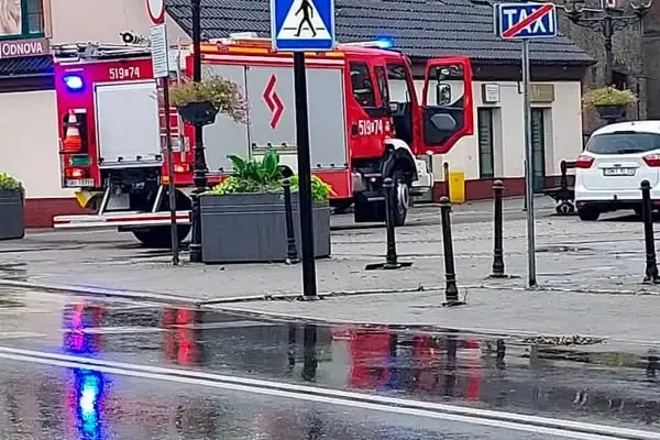 OSP Gostyń i OSP Wyry wspólnie działają po burzy w Mikołowie