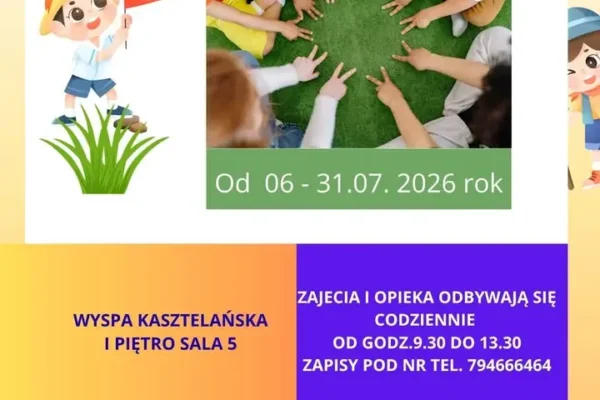 Wakacyjne zajęcia w Świetlicy Środowiskowej w Krobi – zapraszamy dzieci