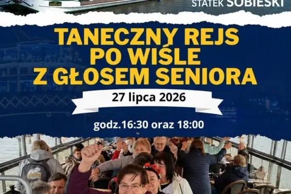 Taneczny Rejs po Wiśle na statku Sobieski – zaproszenie na lipcowy wieczór w Krakowie