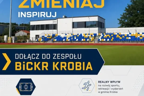 Gmina Krobia poszukuje Kierownika ds. Rekreacji – aplikuj do 17 sierpnia