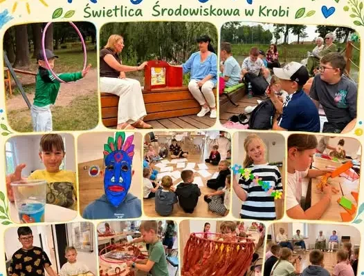 Aktywny lipiec w Świetlicy Środowiskowej w Krobi – wakacje pełne zabawy i integracji