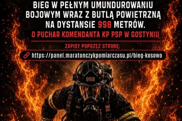 II Kosowski Bieg Strażacki – zapisy już otwarte