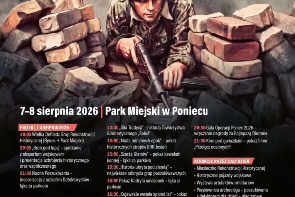 Operacja Poniec 7 – rekonstrukcja historyczna i atrakcje dla rodzin w sierpniu