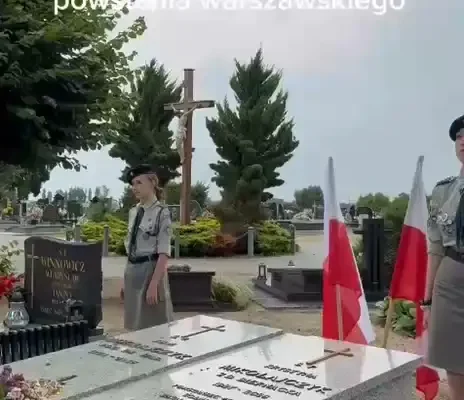 Hołd dla powstańców warszawskich w Borku Wielkopolskim