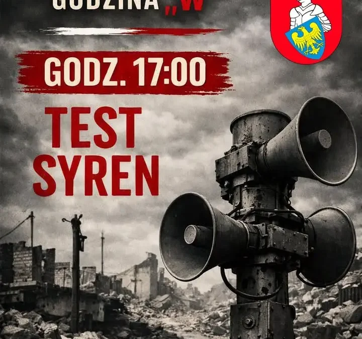 1 sierpnia zawyją syreny w powiecie mikołowskim. To trening i hołd dla powstańców