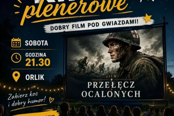 Kino plenerowe w gminie Poniec: „Przełęcz ocalonych” już w sobotę
