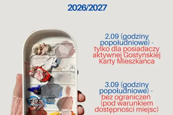 Zapisy na nowy sezon kulturalny w Gostyniu – pierwszeństwo dla posiadaczy Gostyńskiej Karty Mieszkańca