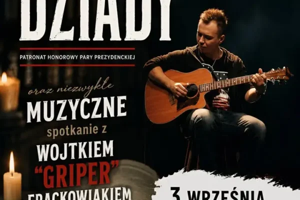 Narodowe Czytanie 2026 w Poniecu: „Dziady” z muzyką na żywo