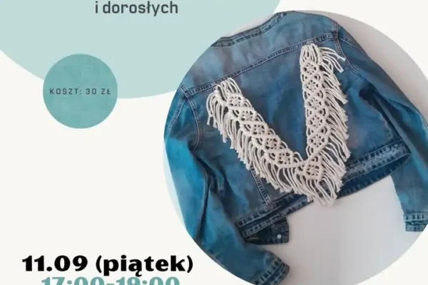 Warsztaty makramy na kurtce w Gostyniu – zapisz się na kreatywne zajęcia