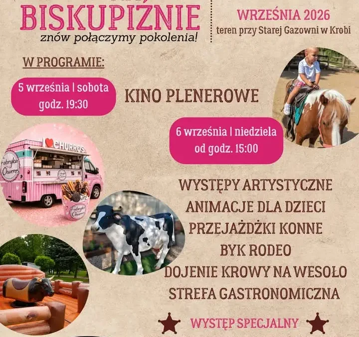 Western na Biskupiźnie: Stara Gazownia w Krobi zaprasza na rodzinny weekend