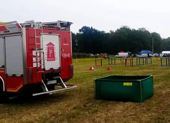 OSP Krobia zabezpieczała Zawody Powożeniowe w Chwałkowie