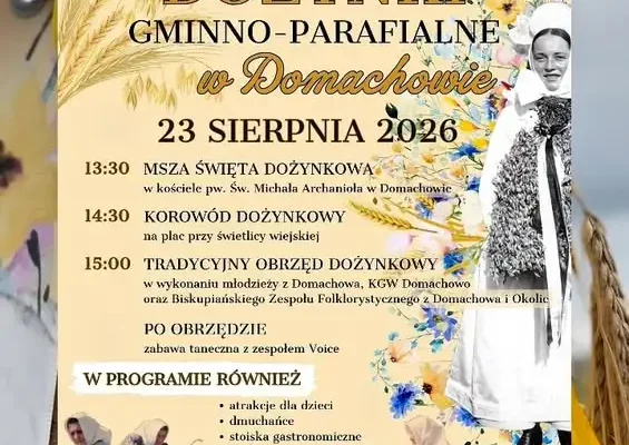 Dożynki Gminno-Parafialne w Domachowie – 23 sierpnia