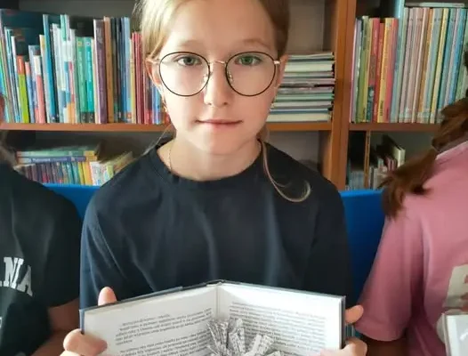 Bookfoldign w Szelejewie: dzieci dały starym książkom drugie życie
