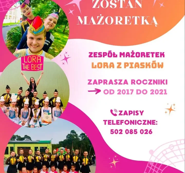 Nabór do zespołu mażoretek – dołącz do tanecznej rodziny!