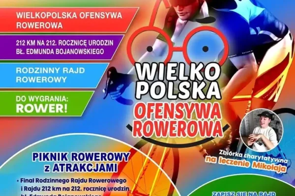Gmina Poniec zaprasza na rajd rowerowy w ramach Wielkopolskiej Ofensywy Rowerowej