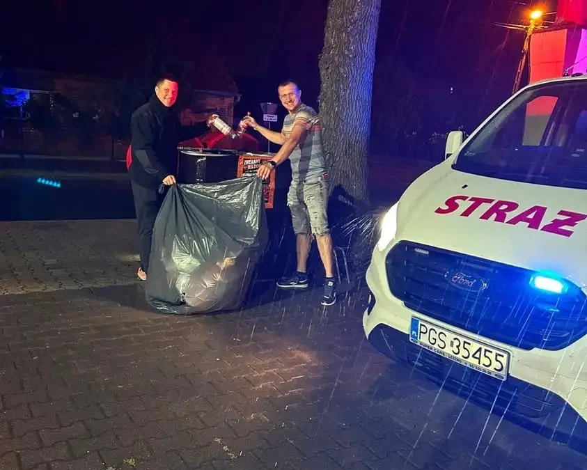 OSP Sobiałkowo dziękuje OSP Krobia za wsparcie zbiórki na defibrylator AED