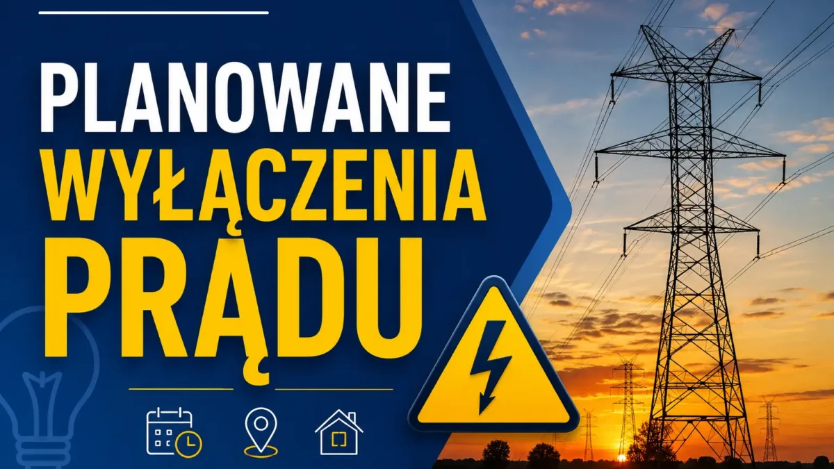 Planowane wyłączenia prądu w gminie Pępowo – sprawdź, czy dotyczą Twojej nieruchomości