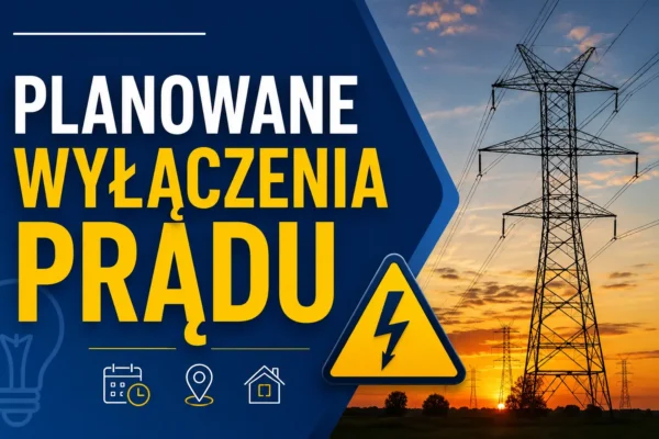 Planowane wyłączenia prądu w gminie Pępowo – sprawdź, czy dotyczą Twojej nieruchomości