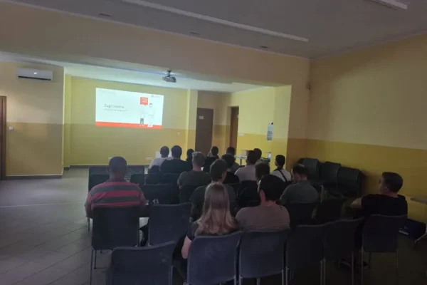 Wspólne szkolenie OSP Gostyń i OSP Wyry z zakresu obrony cywilnej