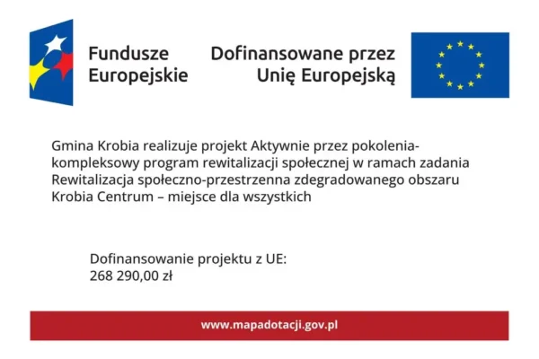 Gmina Krobia rozpoczyna projekt „Aktywnie przez pokolenia” – rewitalizacja centrum z unijnym wsparciem