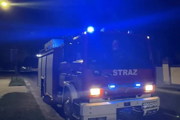 OSP Pępowo interweniowało na ul. Powstańców Wielkopolskich