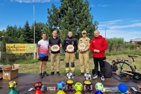 20 lat współpracy OSP z Biegiem Jesieni w Karcu