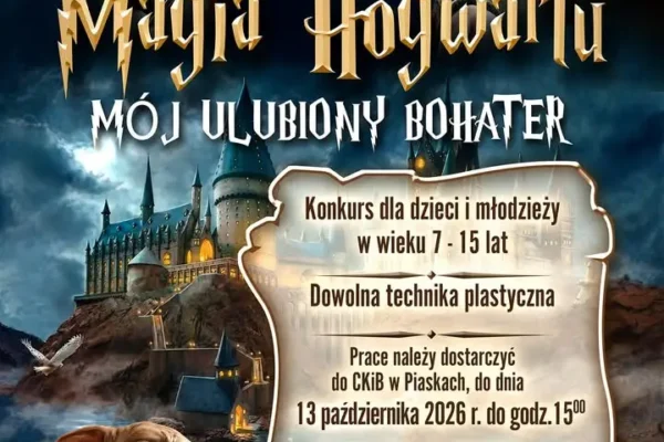 Konkurs plastyczny dla fanów Harry’ego Pottera w Piaskach