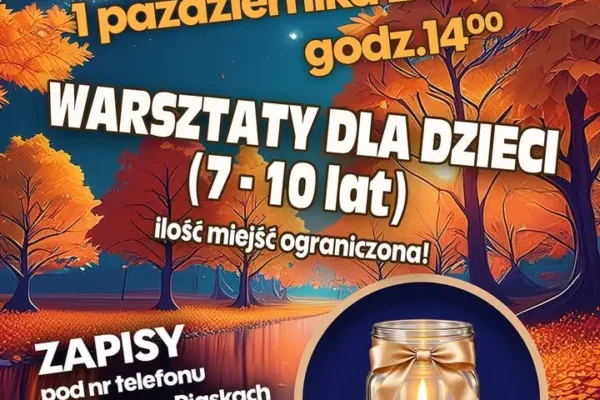 Jesienne warsztaty dla dzieci w Piaskach – zapisy trwają