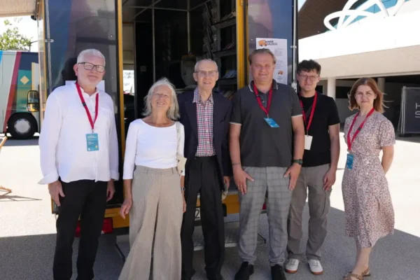 Gostyński bibliobus na międzynarodowym kongresie w Luksemburgu