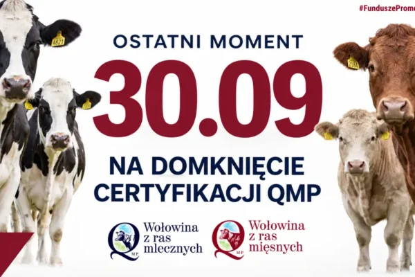 Certyfikat QMP – rolnicy mają czas tylko do 30 września 2026 r.