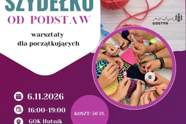 Warsztaty szydełkowe dla początkujących w GOK Hutnik – zapisy trwają