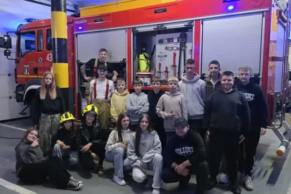 Młodzieżowa Drużyna Pożarnicza z Krobii szkoliła się z ratownictwa technicznego
