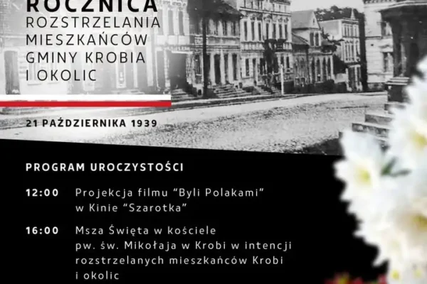 Krobia uczci 87. rocznicę rozstrzelania mieszkańców – program obchodów