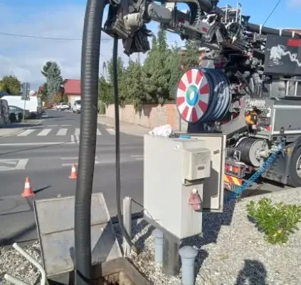 Jesienne czyszczenie przepompowni ścieków w gminie Poniec
