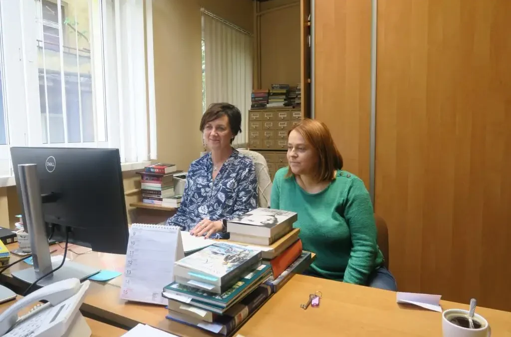 Gostyń gościł bibliotekarkę z Kobylnicy w ramach projektu „Bibliorasmus 2.0”